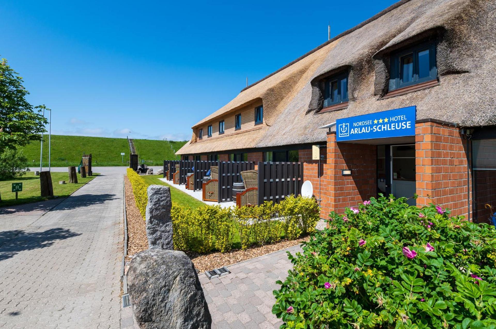 Nordsee-Hotel Arlau-Schleuse Hattstedtermarsch Buitenkant foto